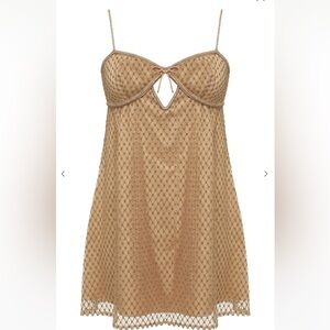 For love and lemons, Glitter slip dress new with tags